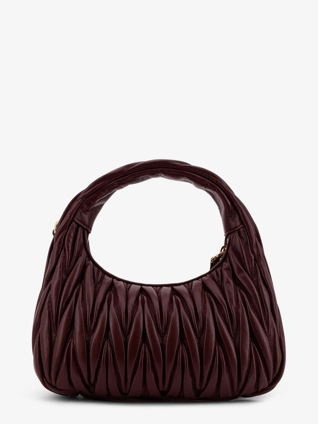 Miu Miu Wander matelassé leather shoulder bag