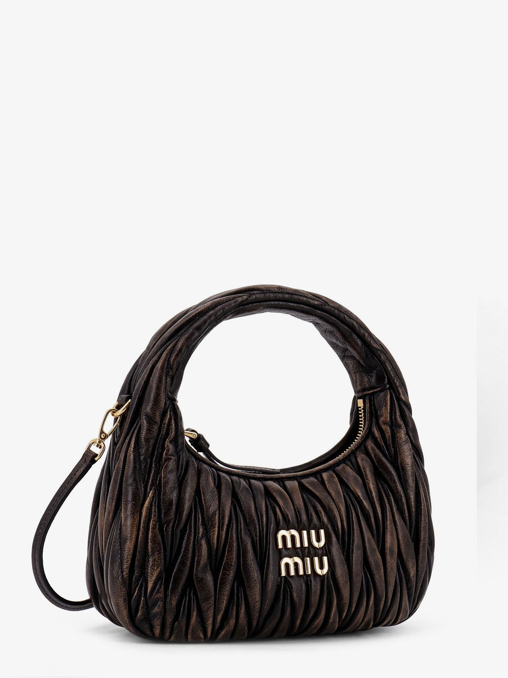 Miu Miu Wander matelassé leather shoulder bag