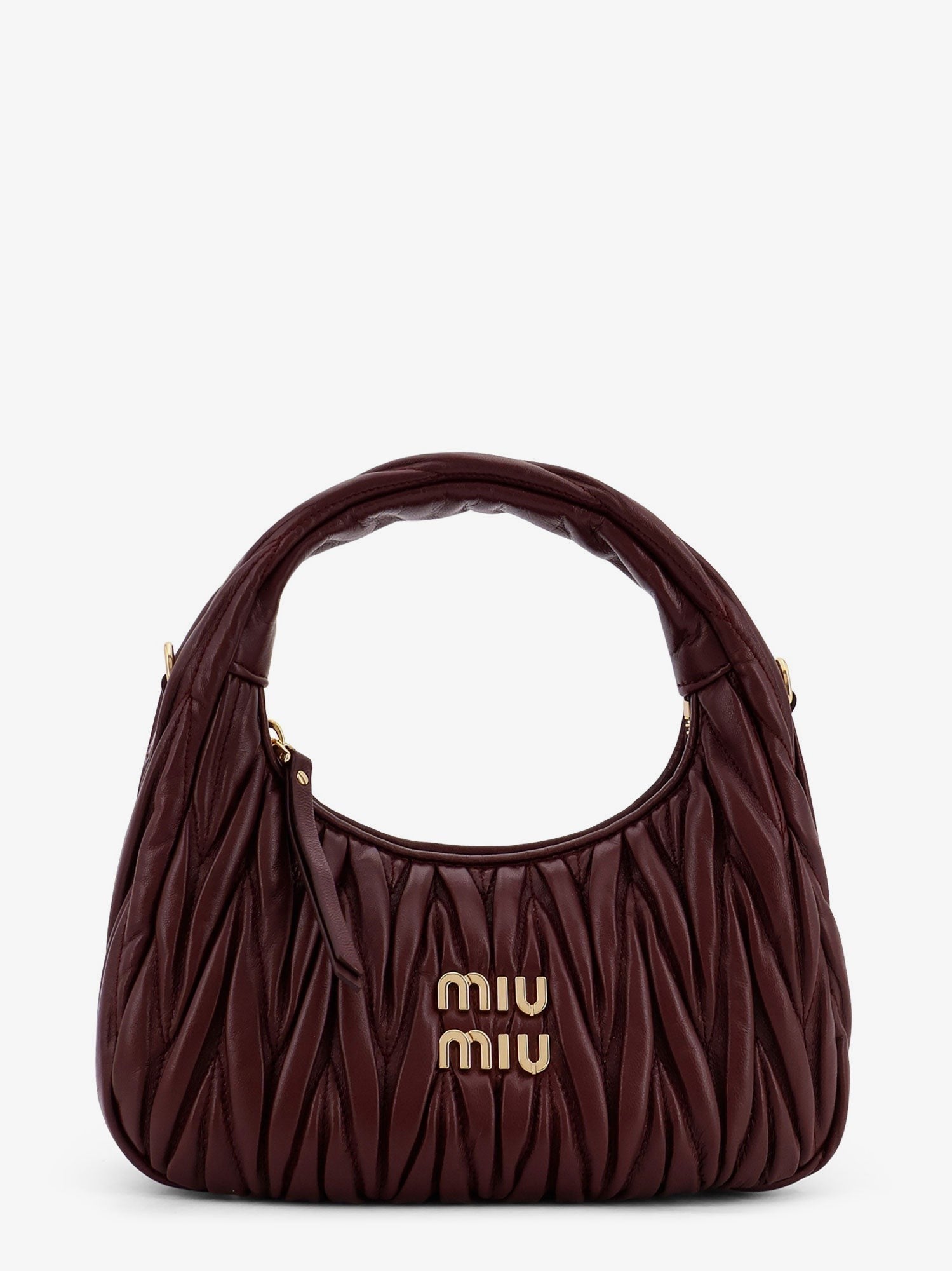 Miu Miu Wander matelassé leather shoulder bag