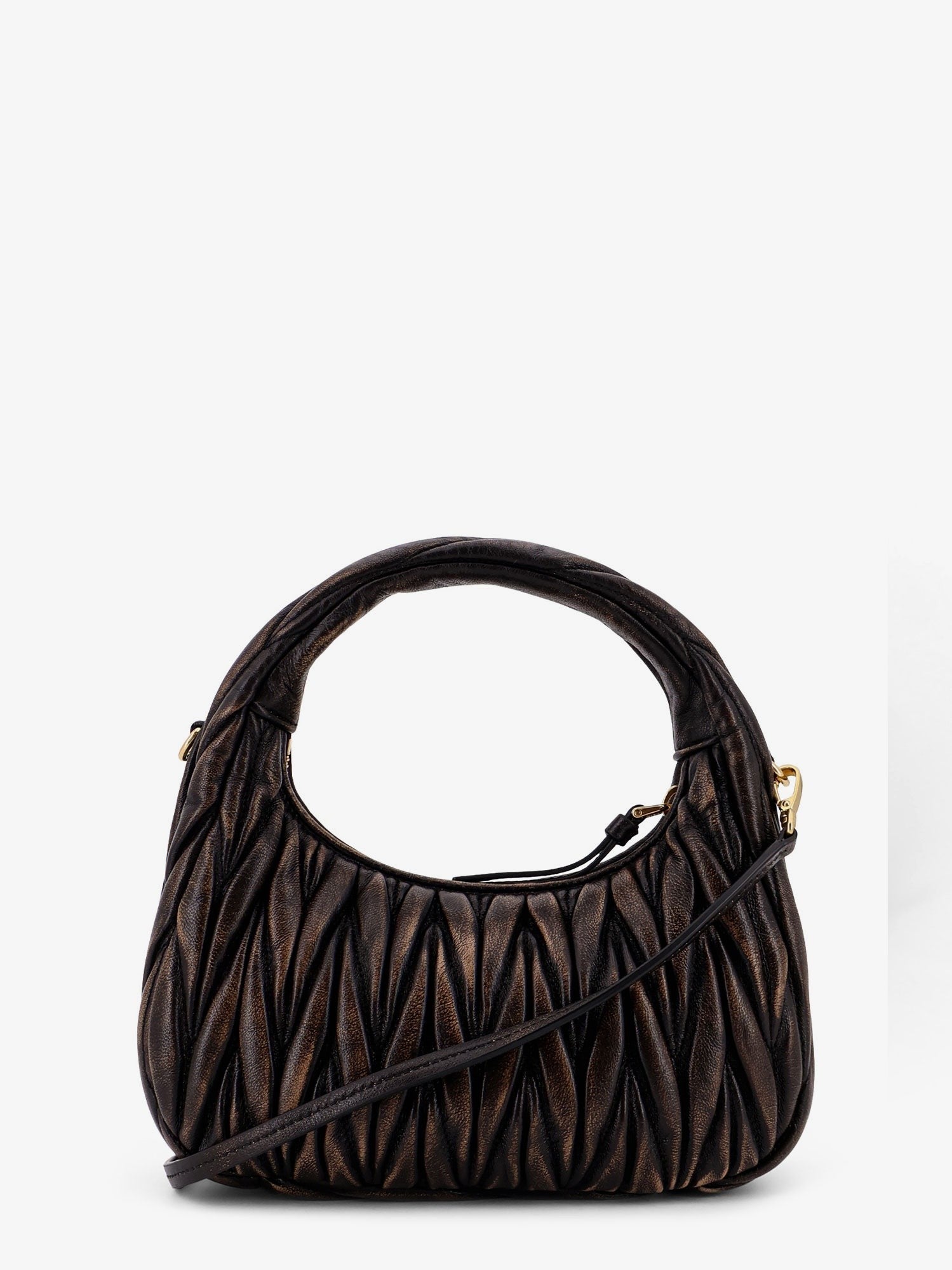 Miu Miu Wander matelassé leather shoulder bag