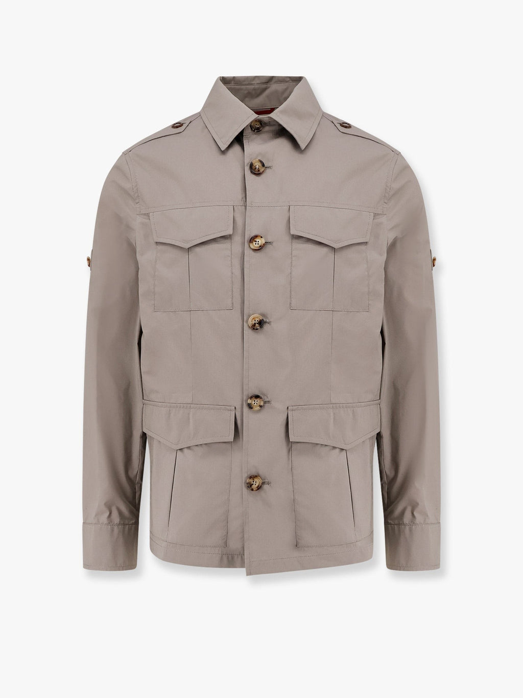 Brunello Cucinelli Αδιάβροχο μπουφάν από μείγμα βαμβακιού