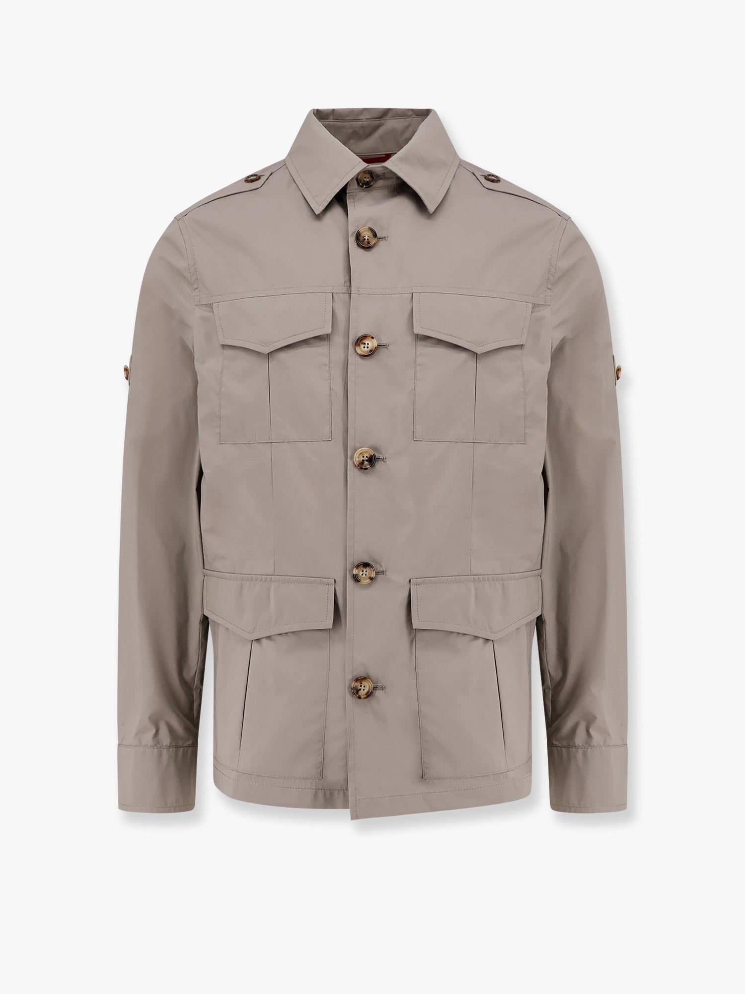 Brunello Cucinelli Αδιάβροχο μπουφάν από μείγμα βαμβακιού