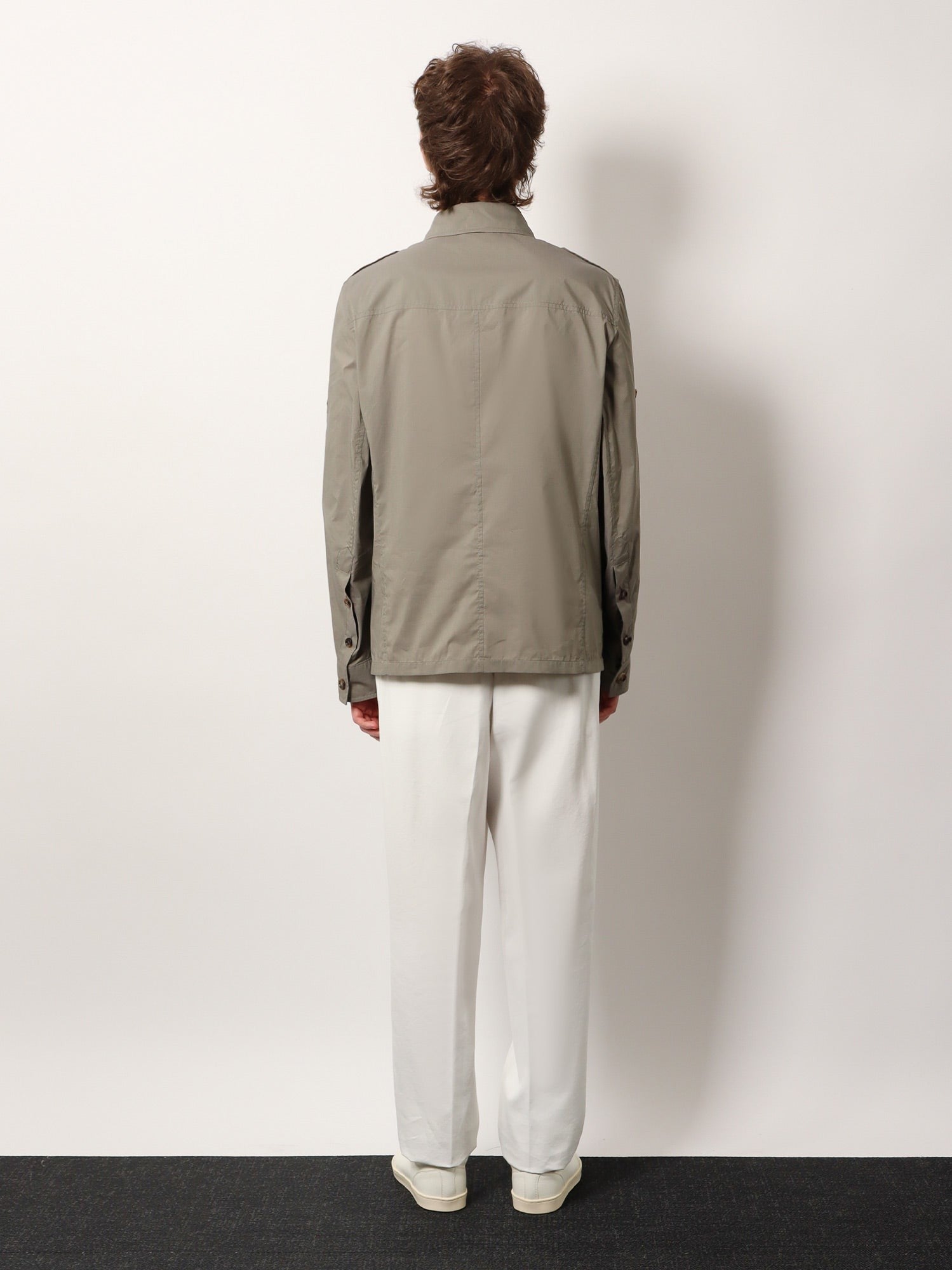 Brunello Cucinelli Αδιάβροχο μπουφάν από μείγμα βαμβακιού