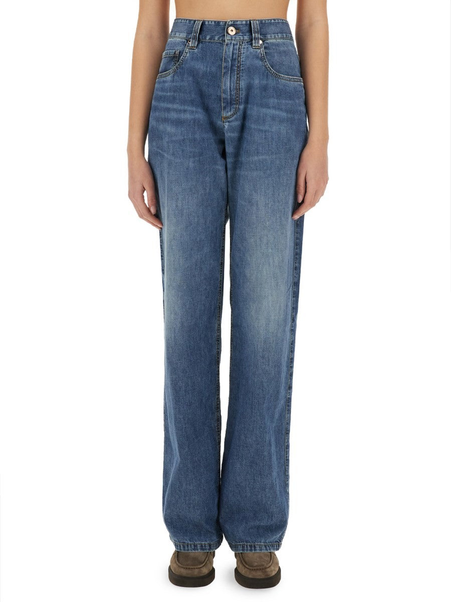 Brunello Cucinelli "WIDE-LEG" JEANS