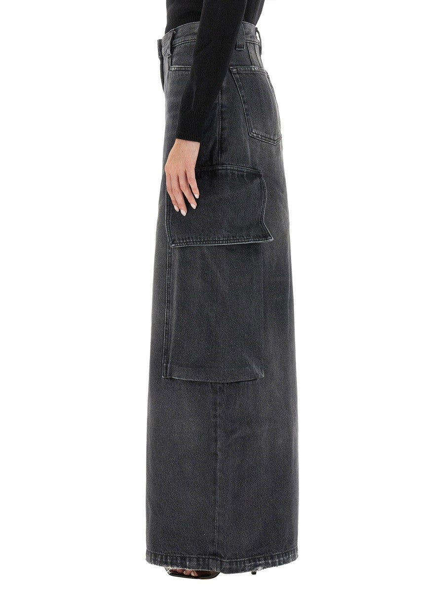 Palm Angels WIDE PARACHUTE JEANS