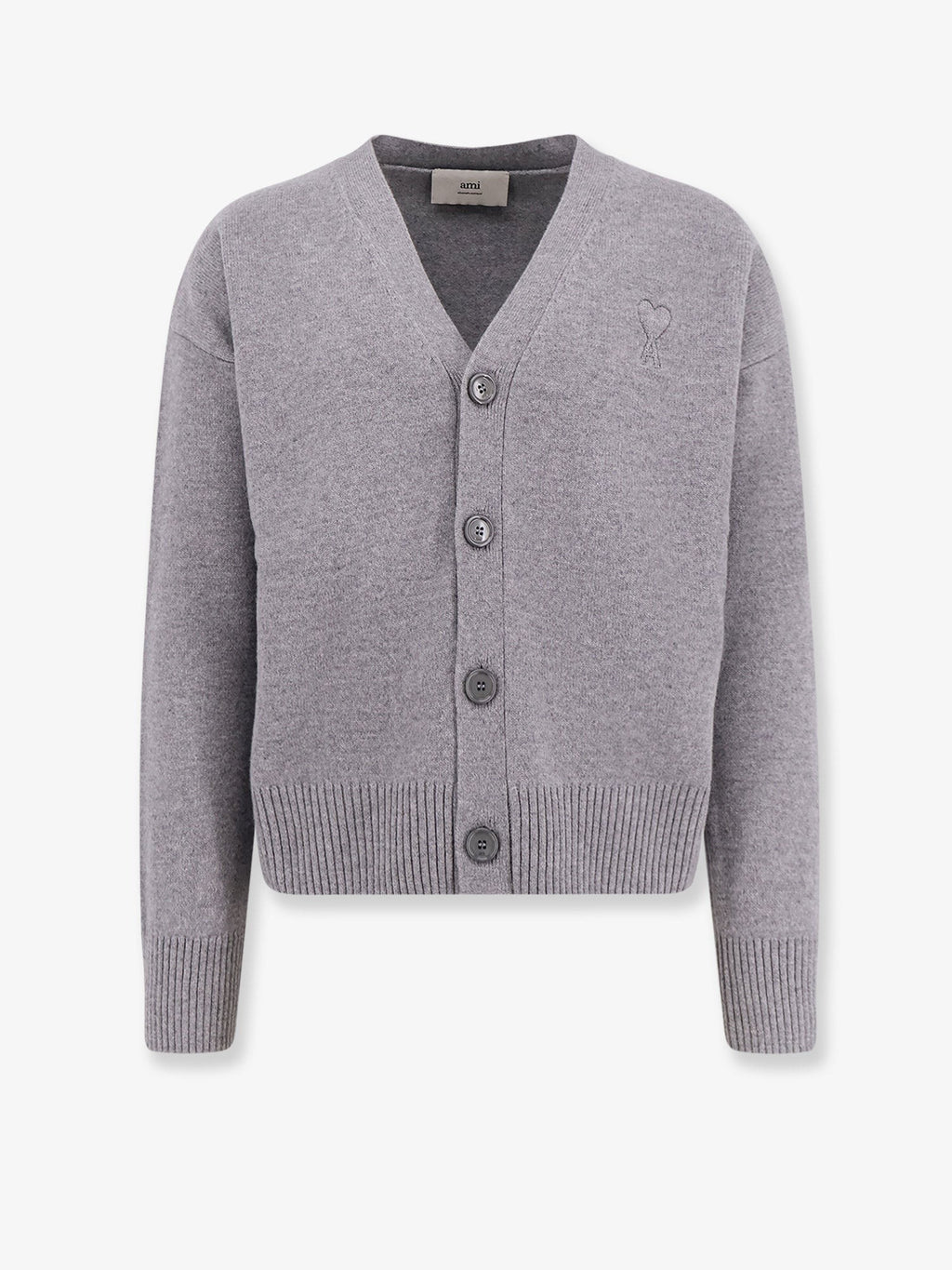 Ami Paris Woll- und Kaschmir-Strickjacke