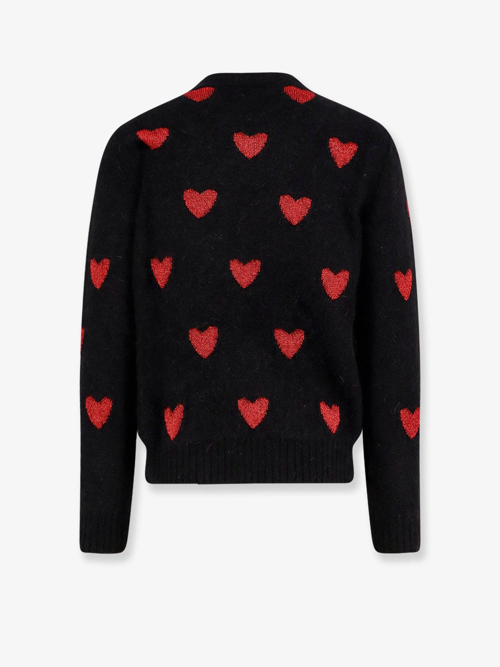 Valentino Wool and mohair sweater with lurex hearts