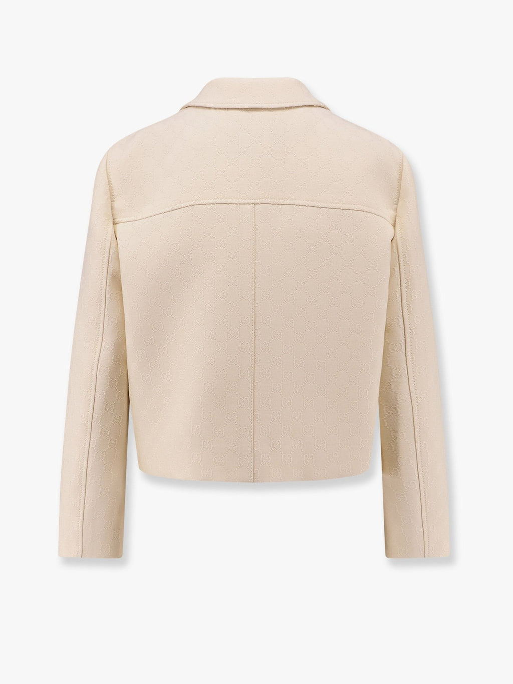 Blazer en laine et soie Gucci avec motif GG intégral