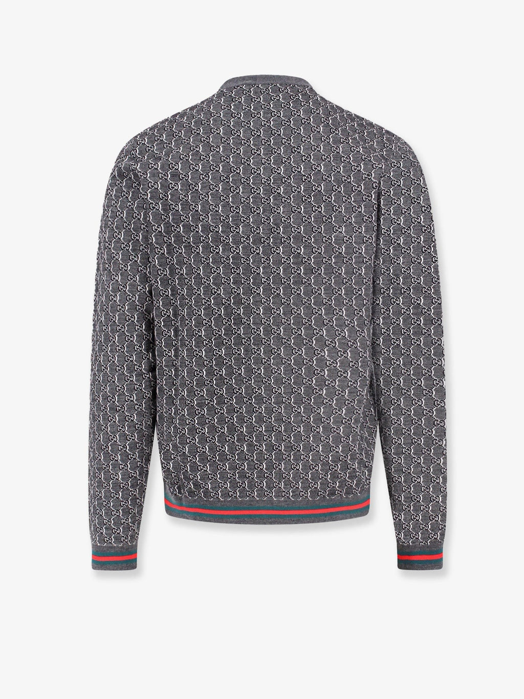 Gucci Wool and silk cardigan with gg motif