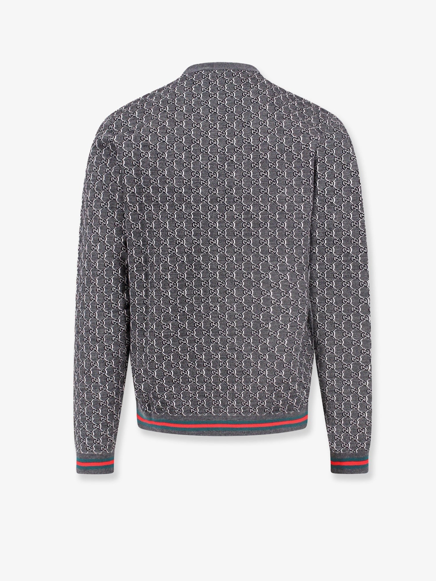 Gucci Wool and silk cardigan with gg motif