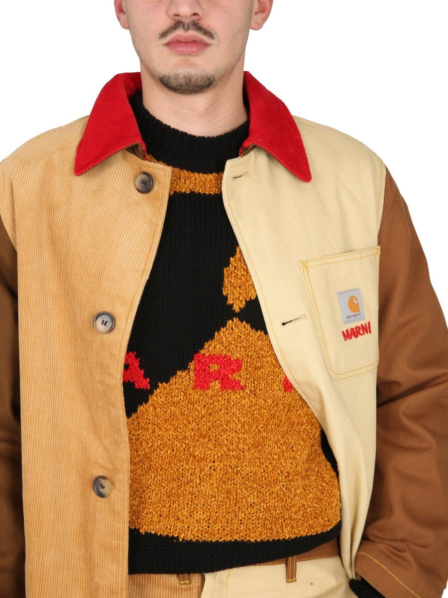 Marni X Carhartt Wip WOOL AND SILK SWEATER