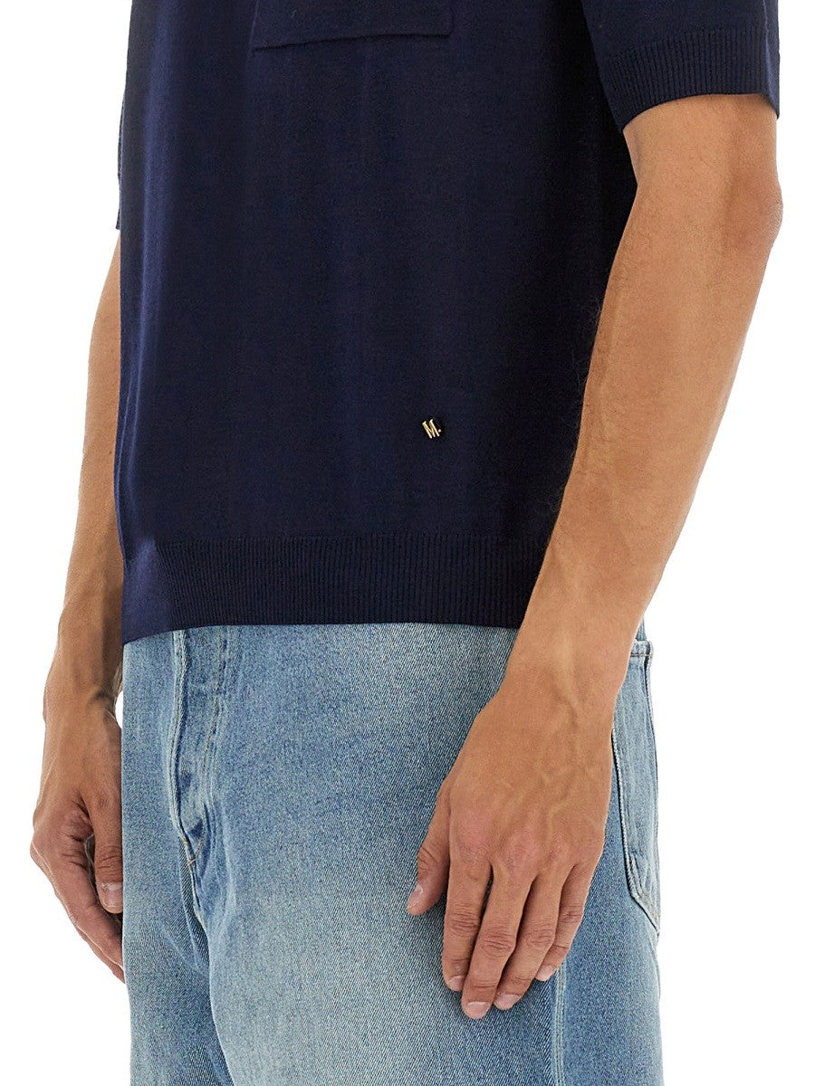 Moschino TRÖJA I ULL OCH SIDEN