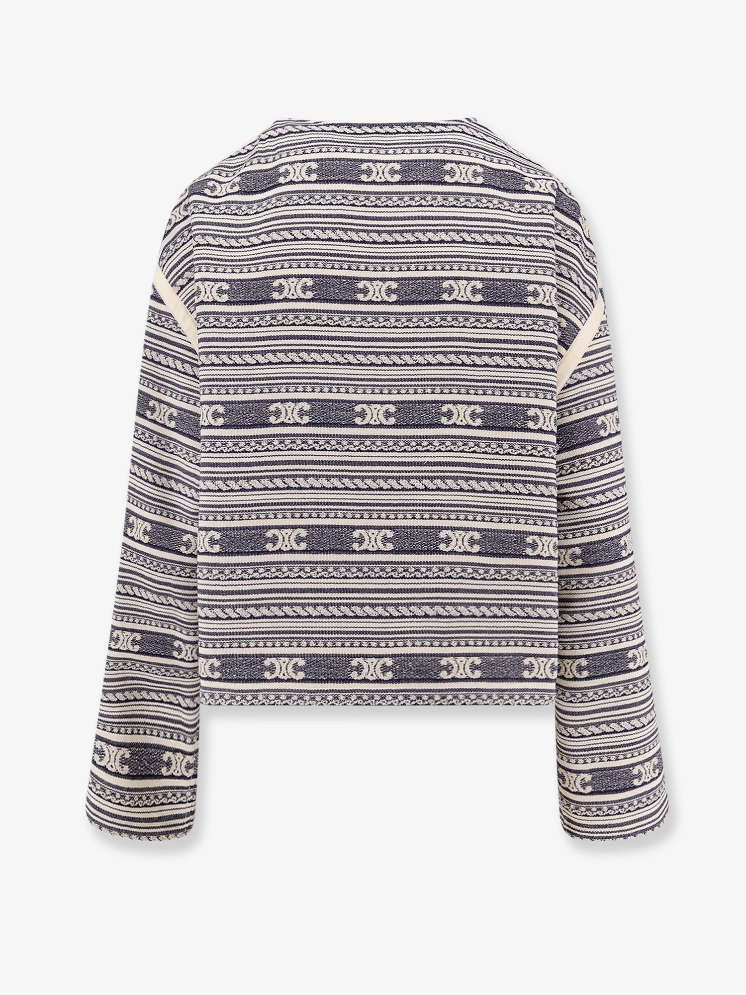 Celine sako z vlněné směsi s motivem Triomphe