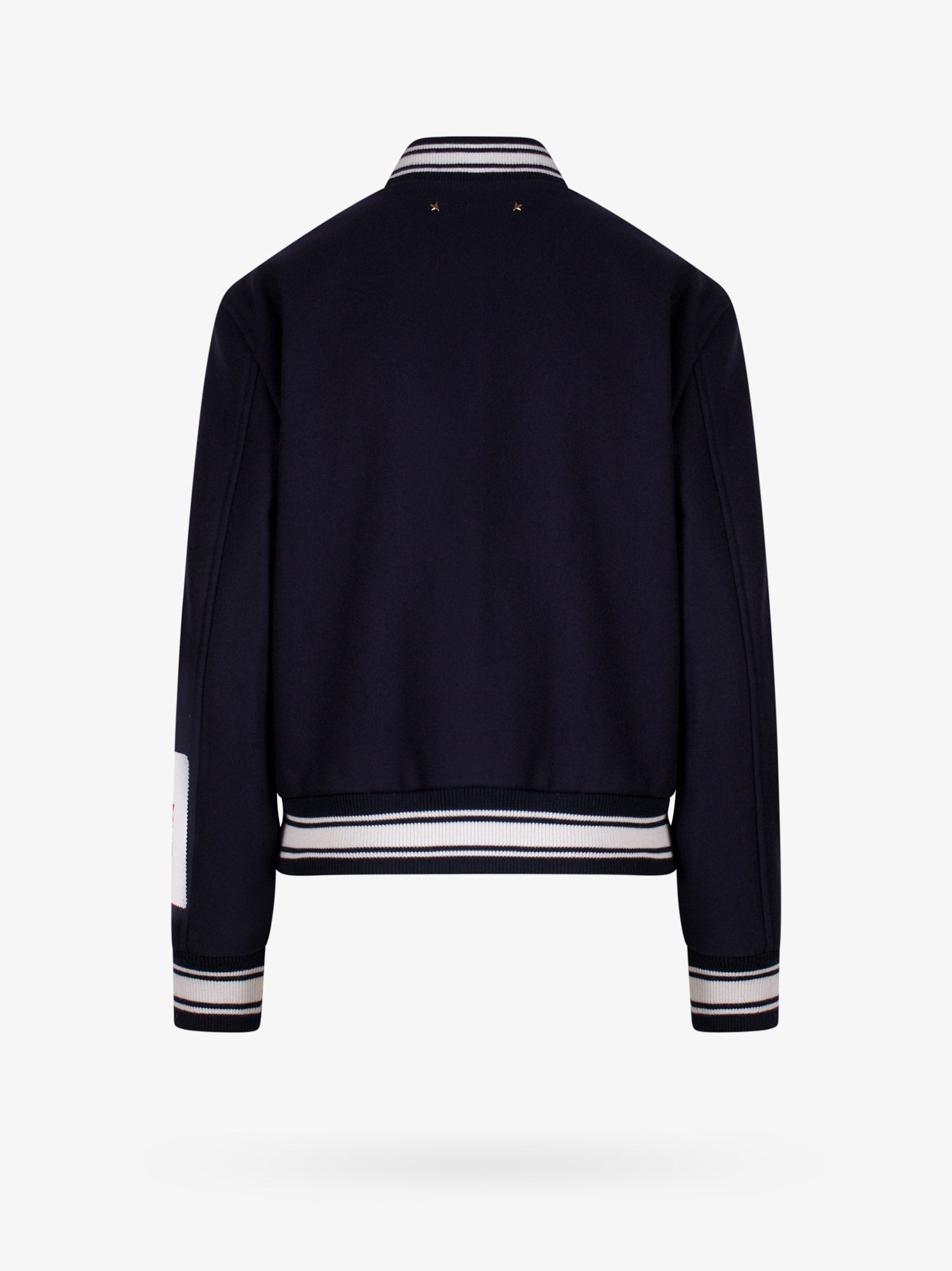 Golden Goose Deluxe Brand Wool blend bomber with embroidered logo