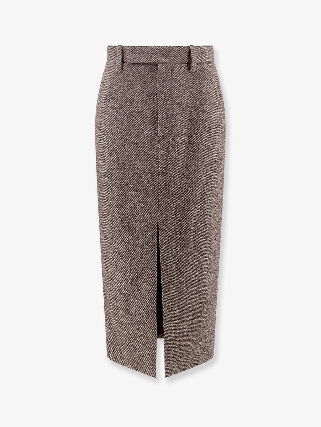 Brunello Cucinelli Saia lápis de mistura de lã