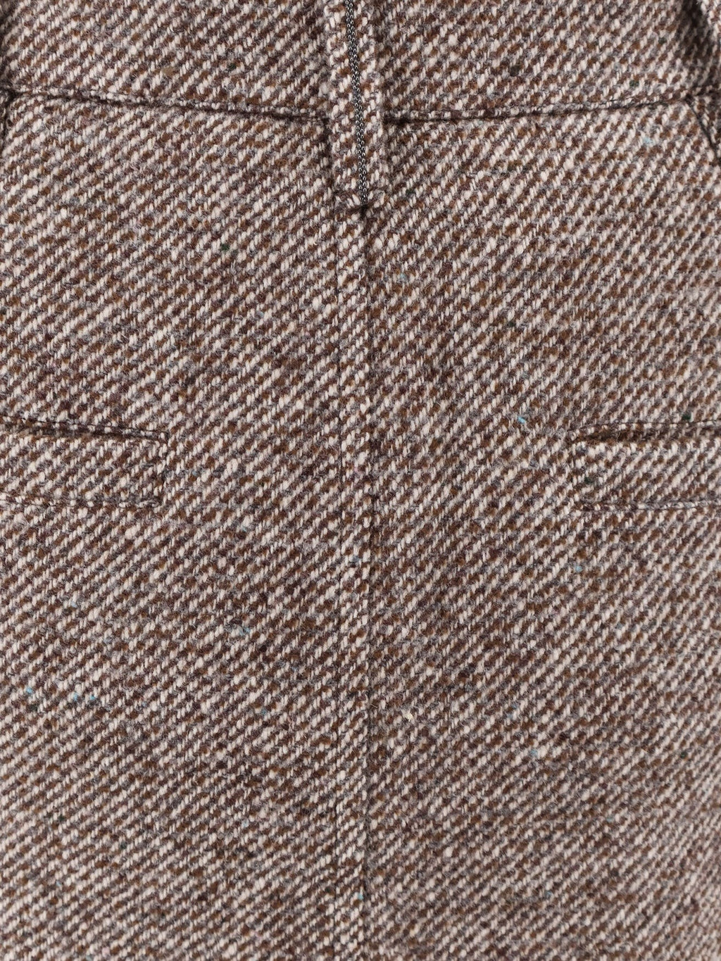 Brunello Cucinelli Saia lápis de mistura de lã