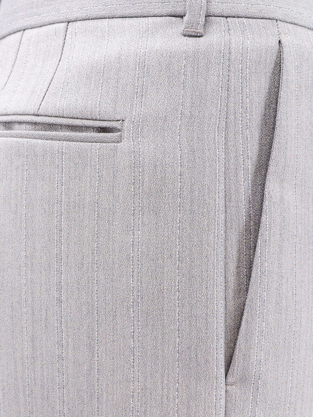 Dior ストライプモチーフ ウールブレンドトラウザー