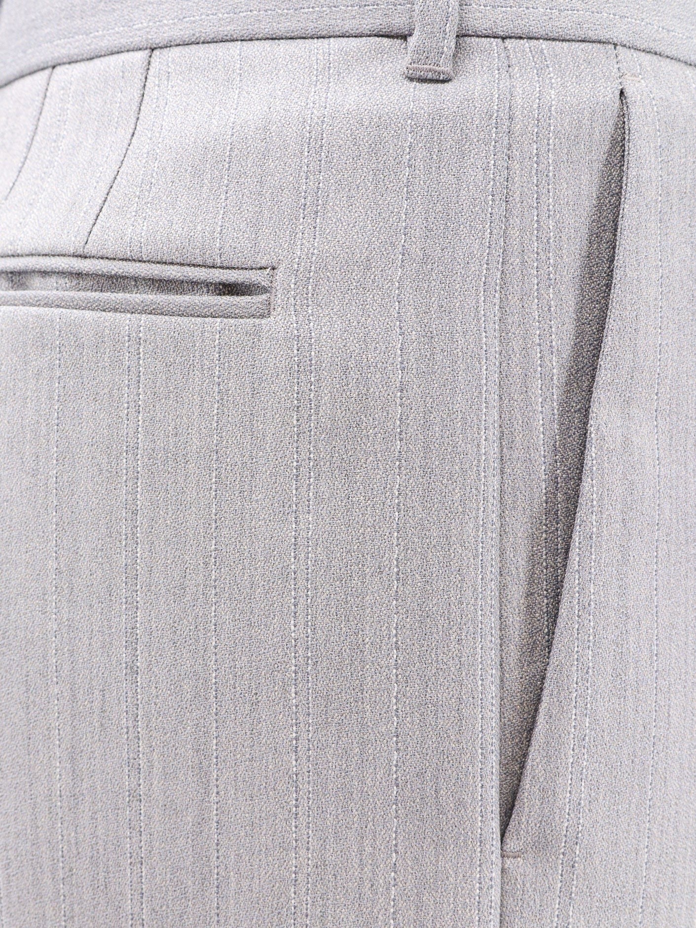 Dior ストライプモチーフ ウールブレンドトラウザー