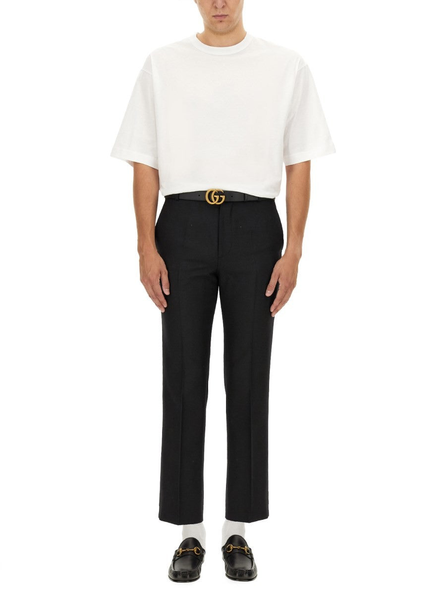 Gucci Uldblanding Twillbukser