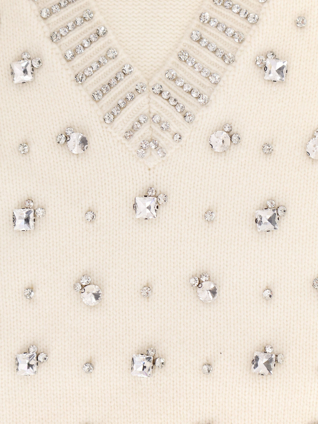 Pinko Wool blend vest with rhinestones
