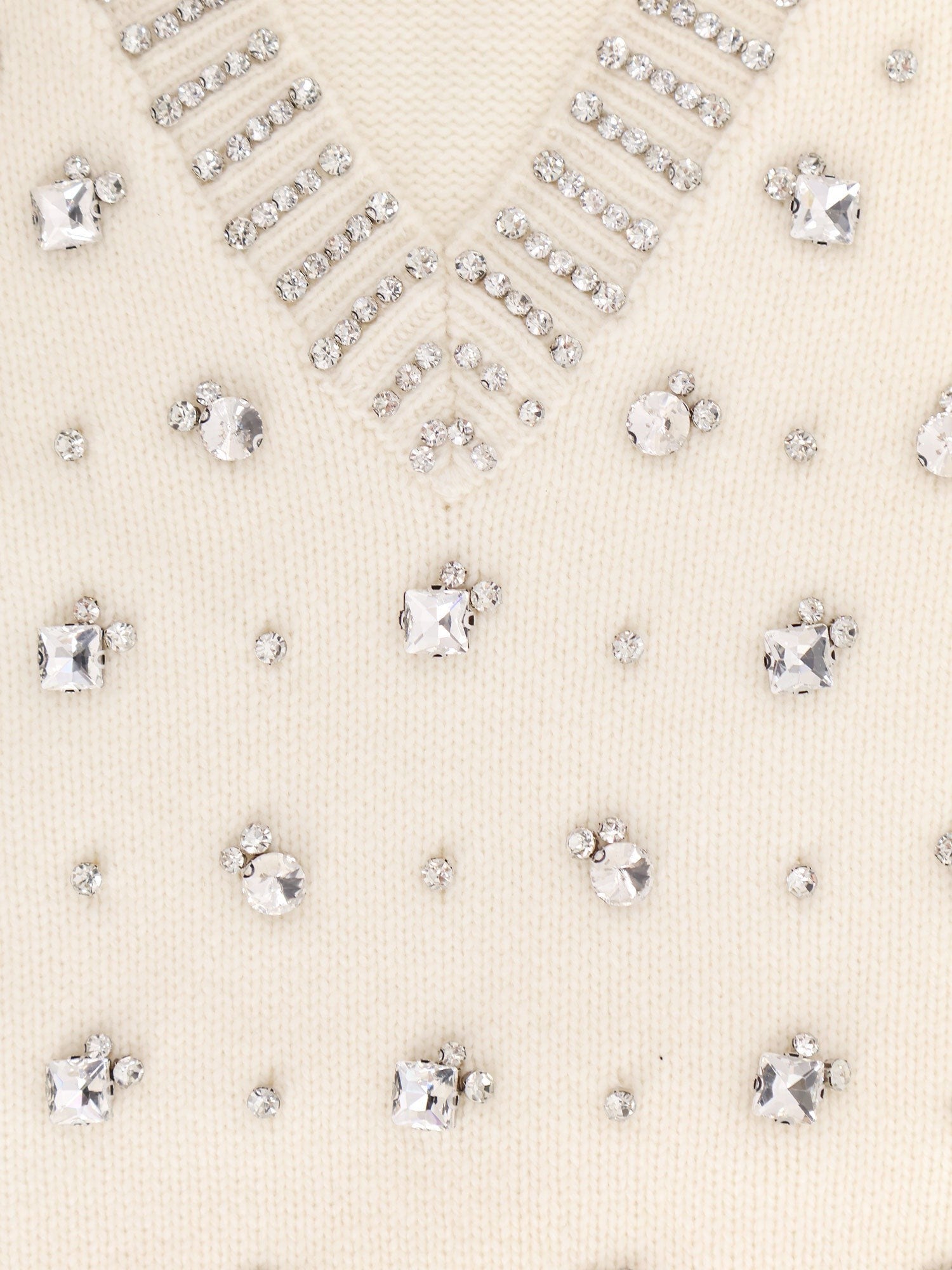 Pinko Wool blend vest with rhinestones