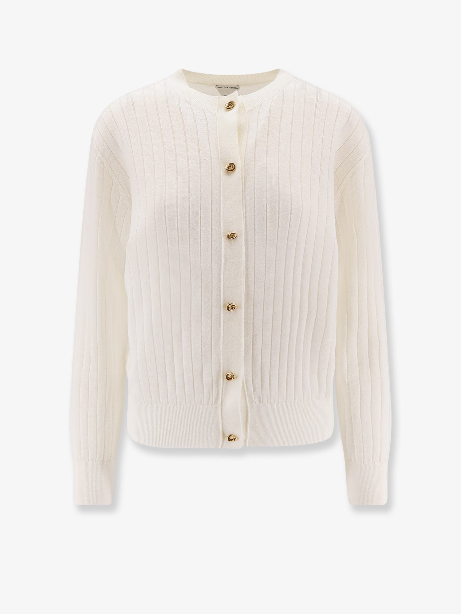 Bottega Veneta Wollstrickjacke mit Knot-Knöpfen