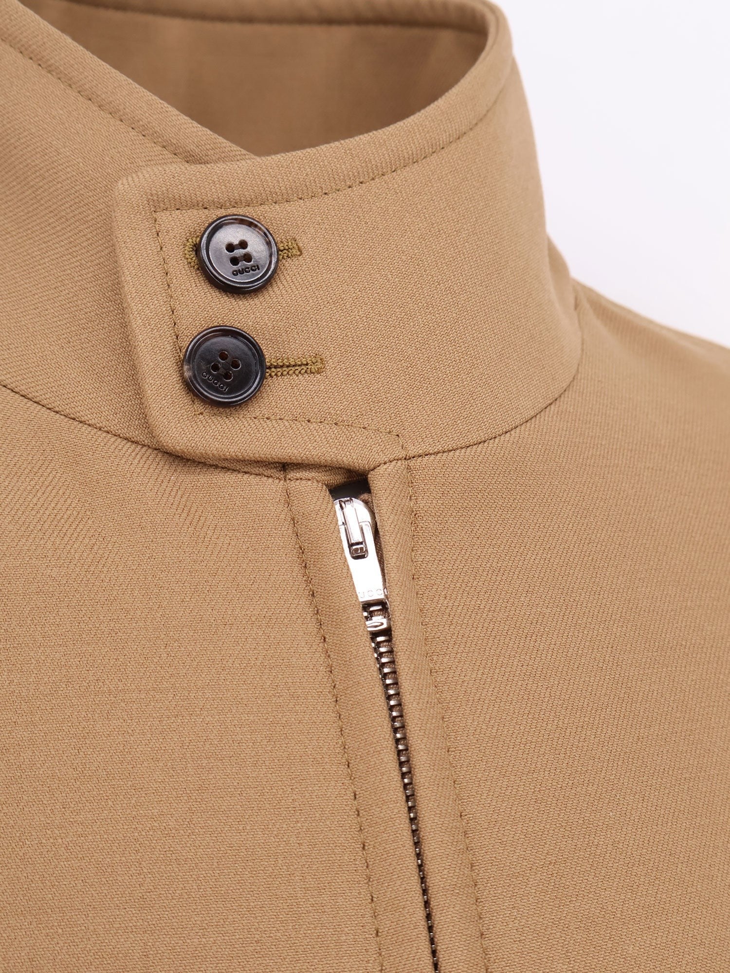 Gucci Veste en laine avec doublure GG