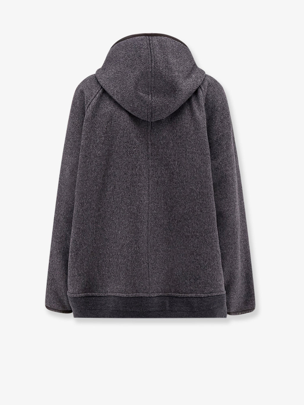 Bottega Veneta Wool jacket with leather profiles