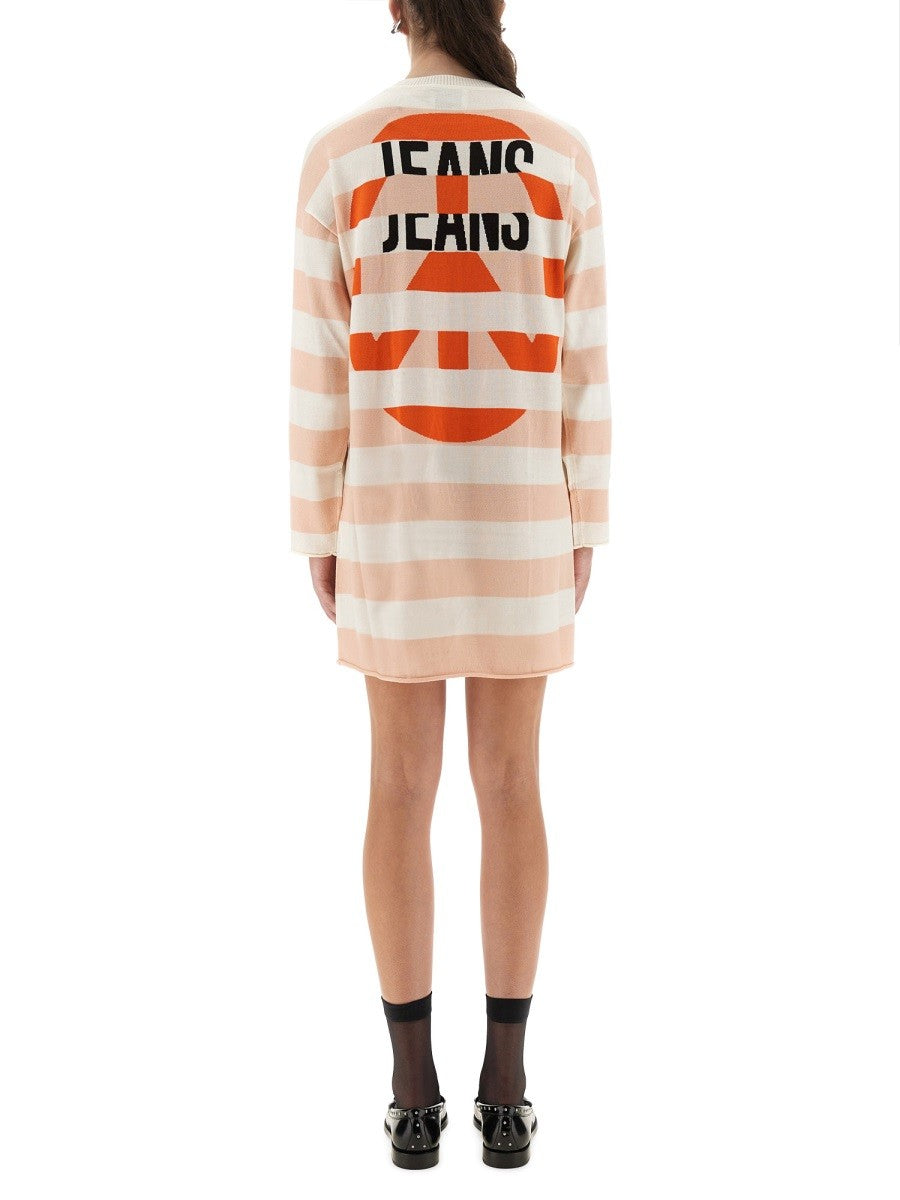 Moschino Jeans WOOL MINI DRESS
