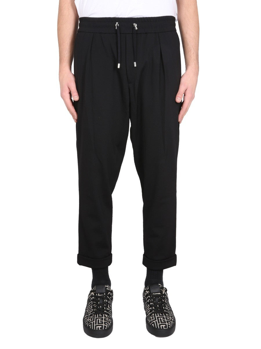 Balmain Vlněné kalhoty