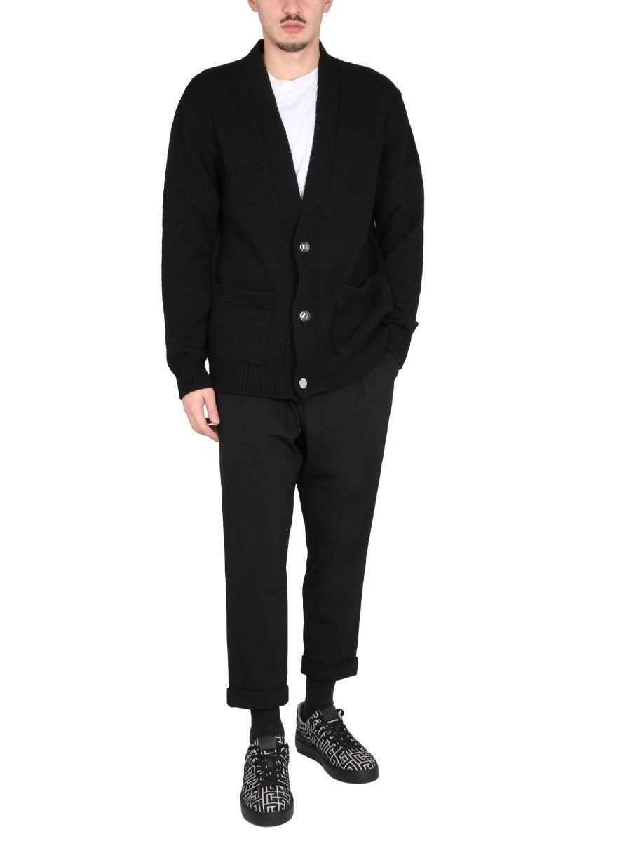 Balmain Vlněné kalhoty