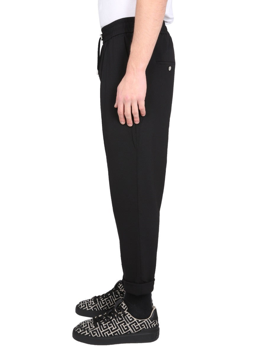 Balmain Vlněné kalhoty