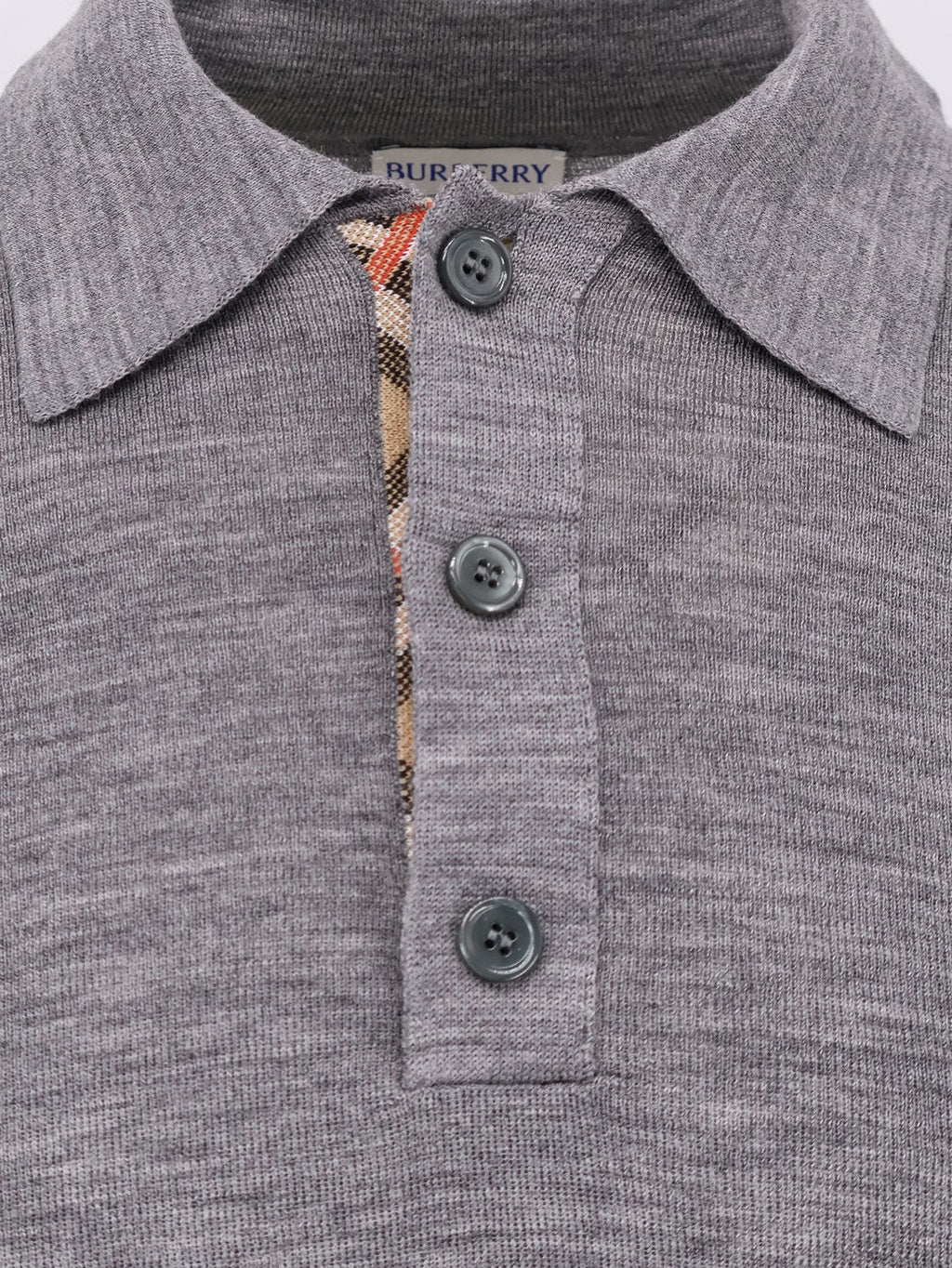 Burberry Vlněný polo svetr