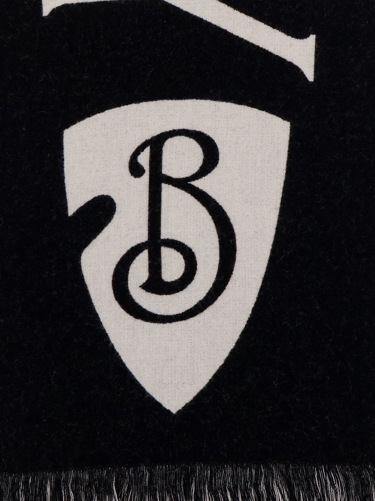 Burberry Wool scarf with lettering logo