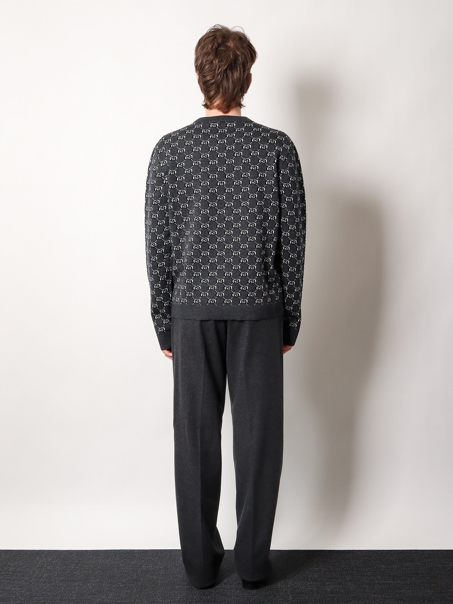 Gucci Wool sweater with all-over gg motif