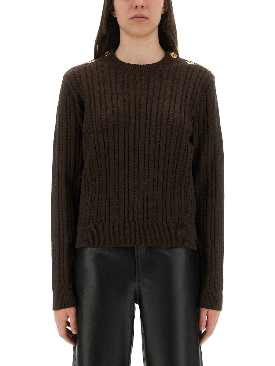 Golden Goose WOLLPULLOVER MIT KNOPFDETAIL
