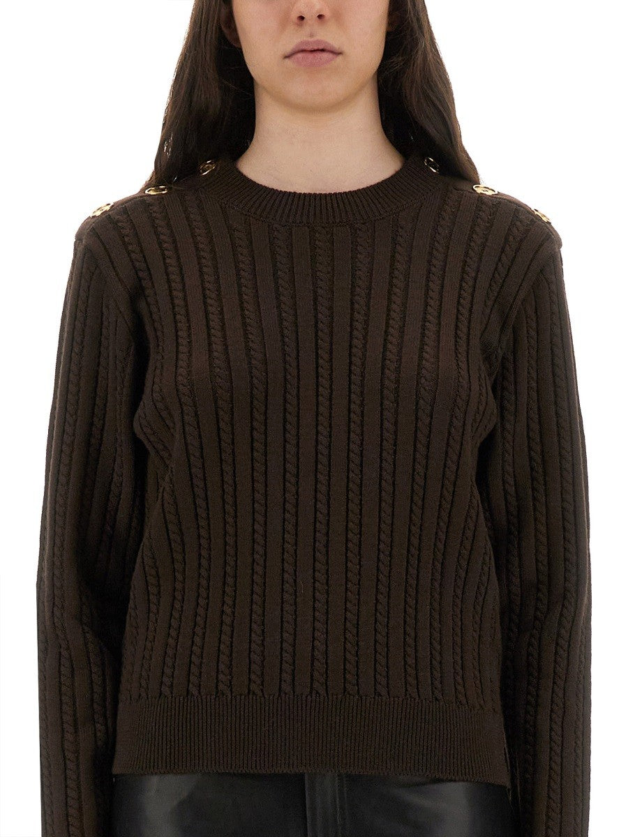 Golden Goose WOLLPULLOVER MIT KNOPFDETAIL