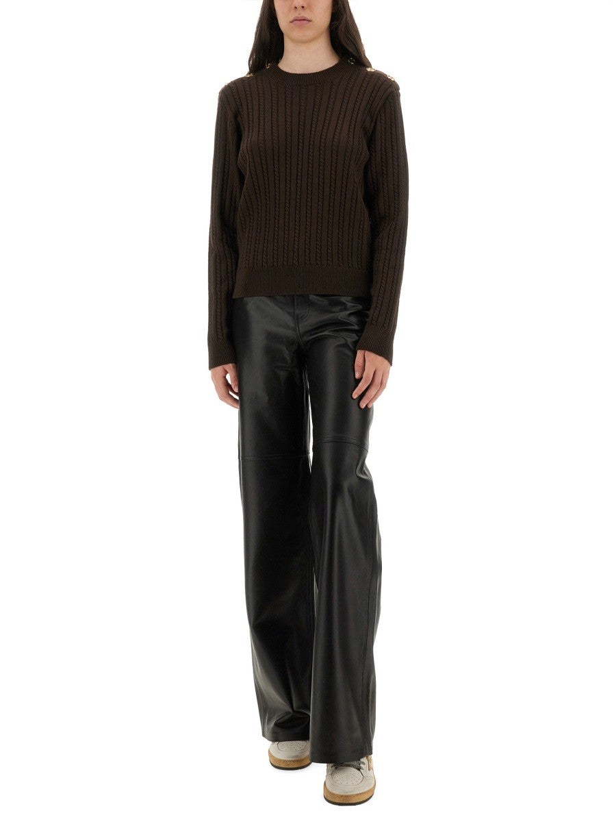 Golden Goose WOLLPULLOVER MIT KNOPFDETAIL
