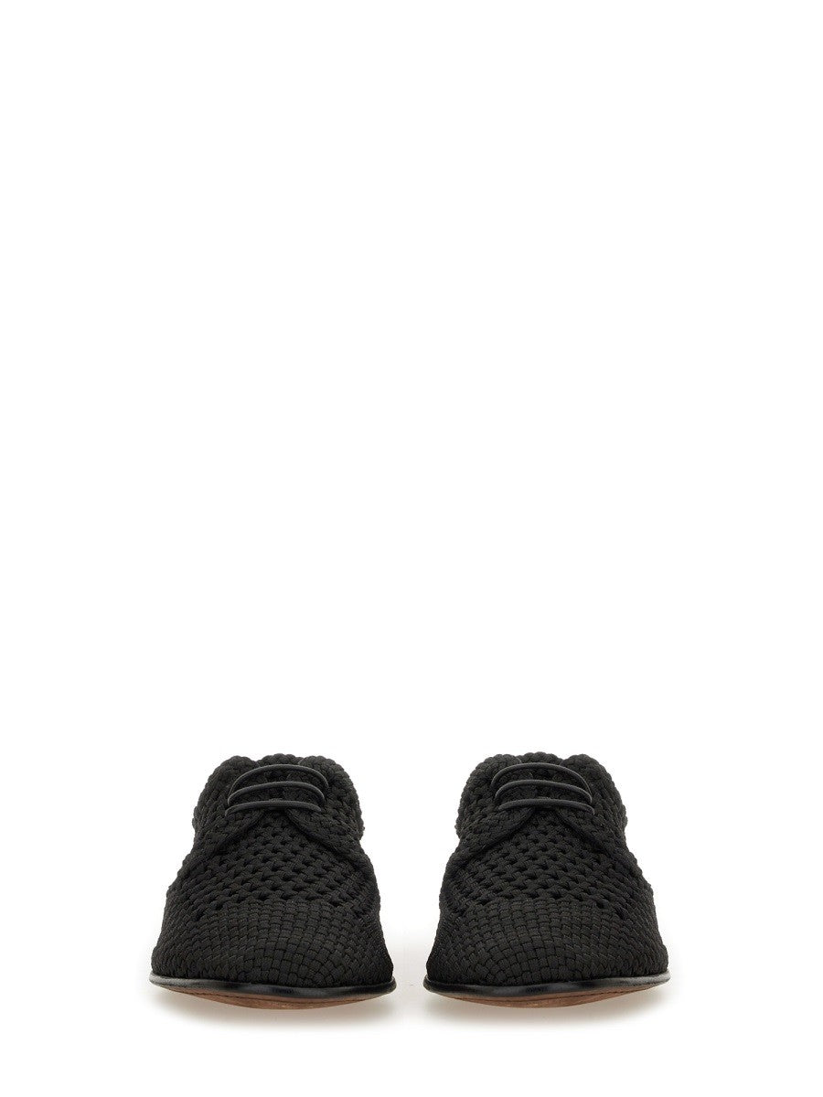 Dolce & Gabbana WOVEN FABRIC "DERBY" SHOE