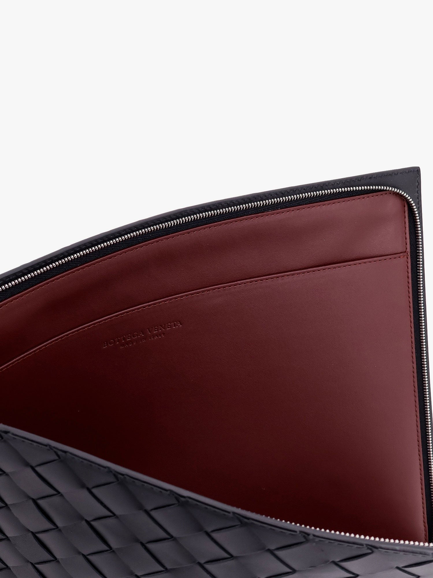 Bottega Veneta Pochette en cuir tressé