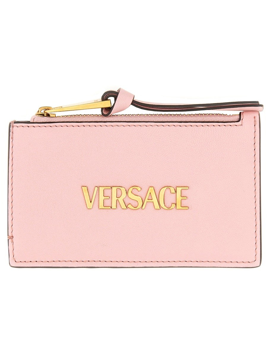 Versace ZIPPERED CARD HOLDER