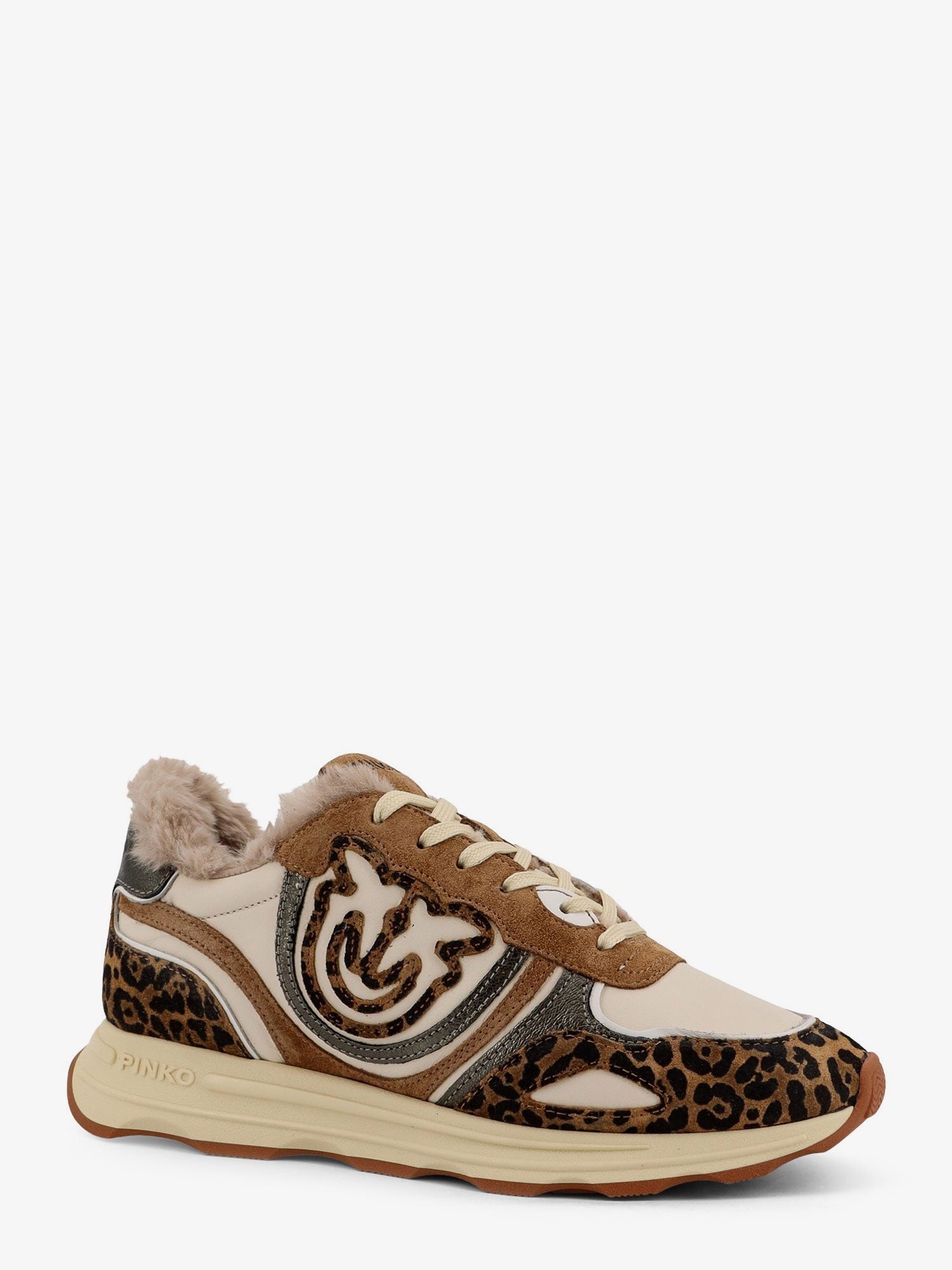 Pinko Zoe 01 leather low-top sneakers