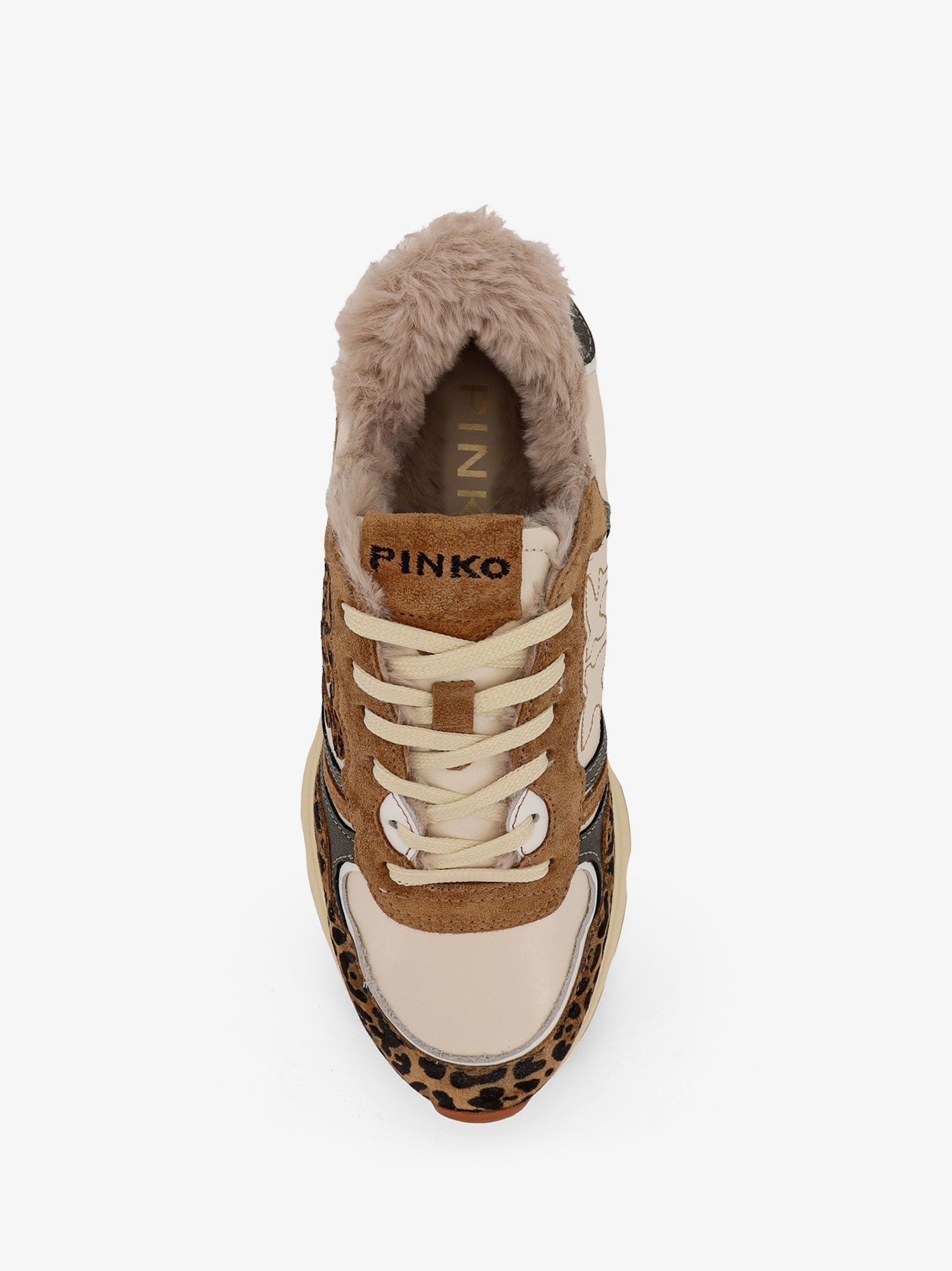 Pinko Zoe 01 leather low-top sneakers